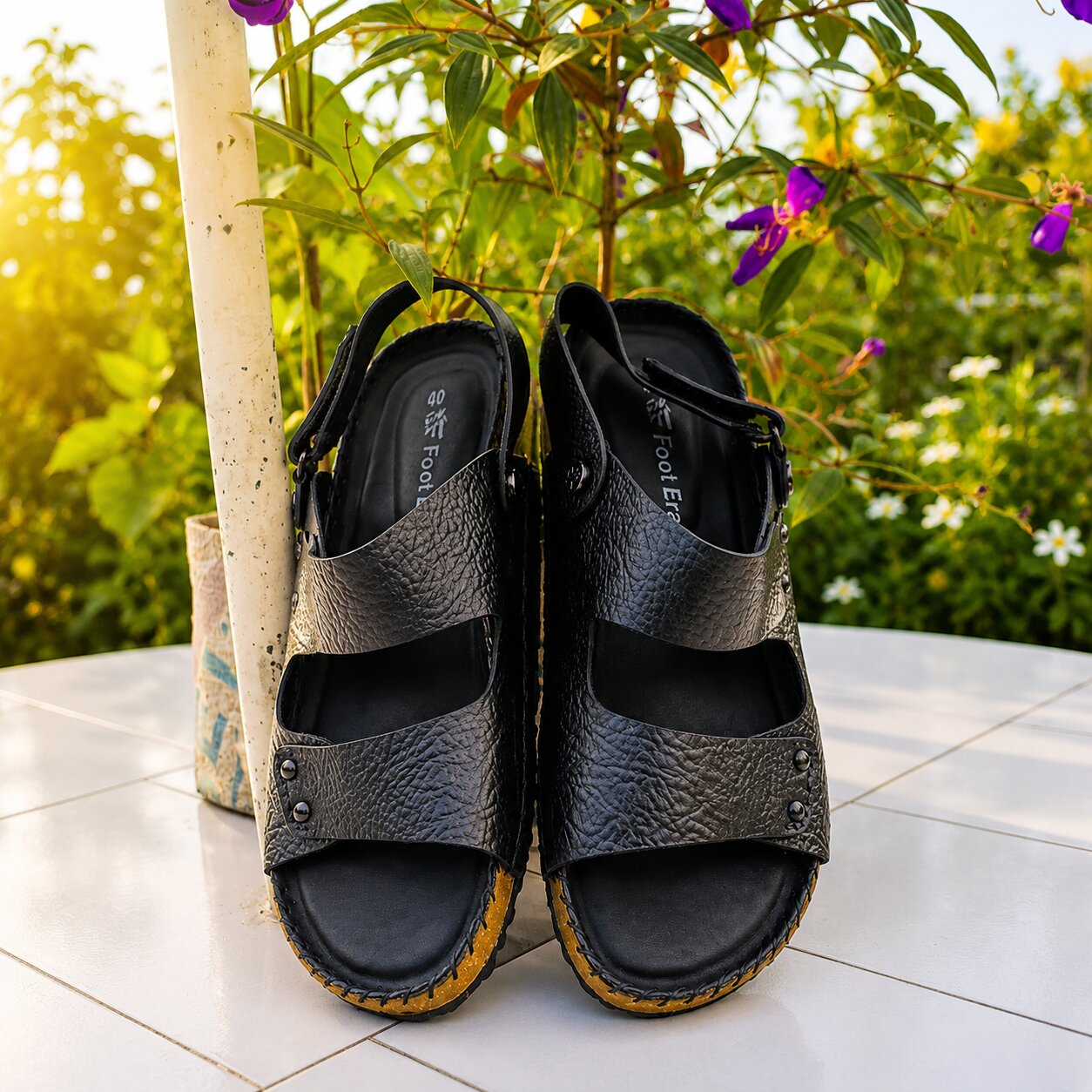 প্রতিটি পদক্ষেপে প্রিমিয়াম স্টাইল ও আরাম | Foot Era Original Leather Sandal ✨ - Image 2